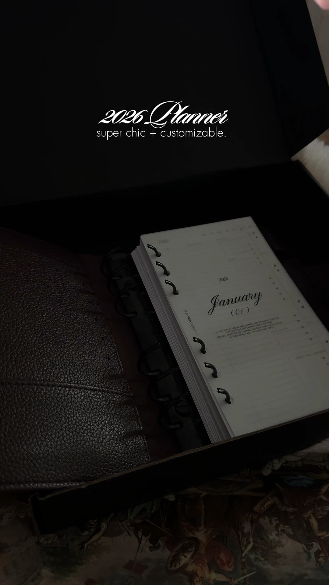 I loveeee a planner, but I hate those premade ones because I never end up actually using most of the pages and it deters me from actually continuing to use the planner itself. 

I didn’t even know you could put your own together, so I was super happy when I found this one  - made it my own with pages I will ACTUALLY use! 🤞🏻✨

I also love that this is something you can use year over a year over a year , as you just have to change the inserts! So it’s a little more expensive upfront, but we’ll save you money in the long run. I can’t wait till this gets a little bit worn hehe I love lived in things 🪄

#LTKSeasonal #LTKmorningroutine #LTKselfcare