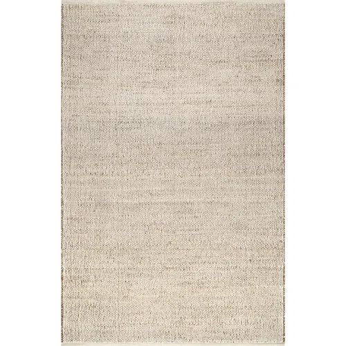 Johnny Handmade Jute Area Rug in Cream | Wayfair North America