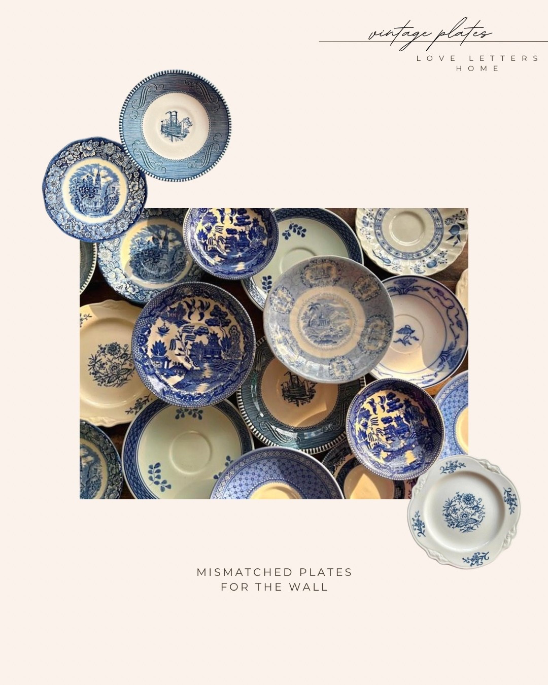 Vintage mismatched plates I’m loving on Etsy! 

#LTKHome