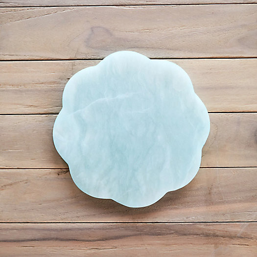 Scalloped Alabaster Serving Board | Terrain