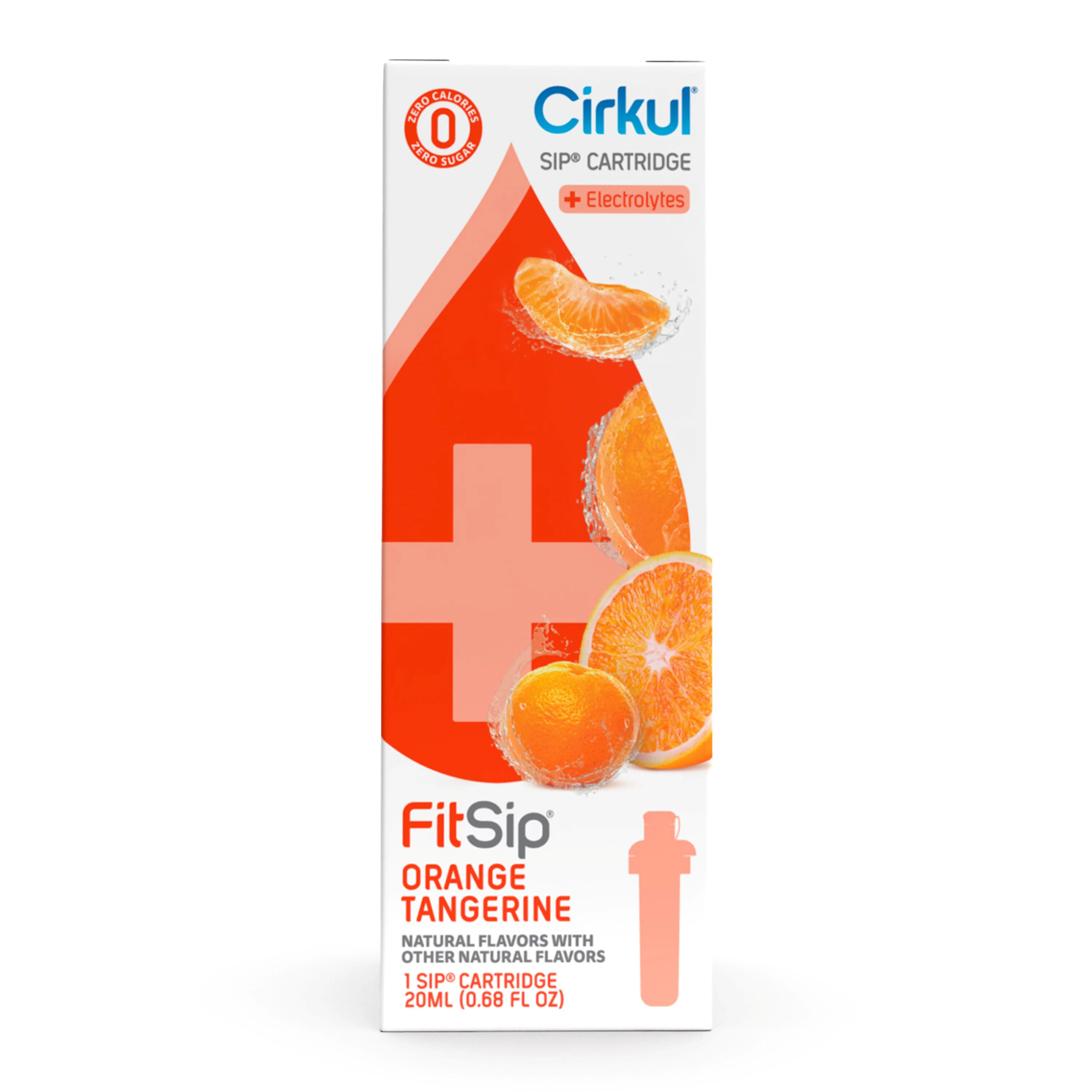 Cirkul FitSip 0.68-fl oz Orange Tangerine Flavor Cartridge Sports Drink one_size | 850021373443 | Lowe's