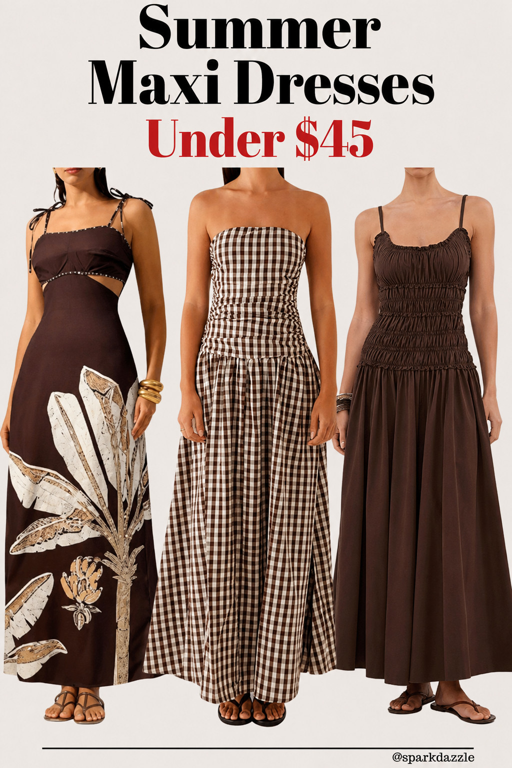 Summer Maxi Dresses Under $45 🌞🤎

Looking for affordable summer style? These Amazon maxi dresses are perfect for vacations, brunch dates, beach trips, and everyday warm-weather outfits. From classic gingham to elegant floral prints and timeless neutral tones, these flattering maxi dresses look far more expensive than their price tags. Lightweight, comfortable, and easy to style with sandals or wedges, they're the perfect addition to your summer wardrobe.

#SummerMaxiDress #AmazonFashion #MaxiDressStyle #SummerOutfits #AffordableFashion #AmazonFinds #VacationOutfits #BeachVacationStyle #ResortWear #CasualChic #FashionInspo #SummerWardrobe #StyleOnABudget #AmazonStyle #FashionFavorites #ad #affiliate