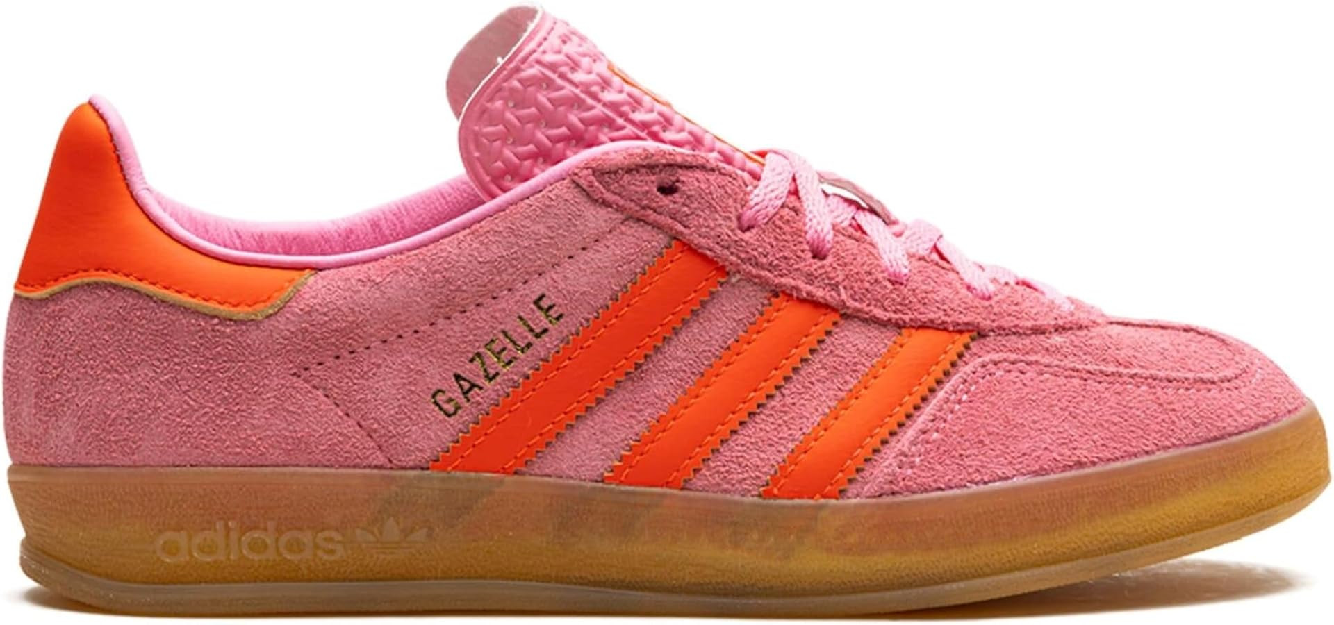Adidas Gazelle Indoor Beam Pink Solar Red Women's 8.5 | Amazon (US)
