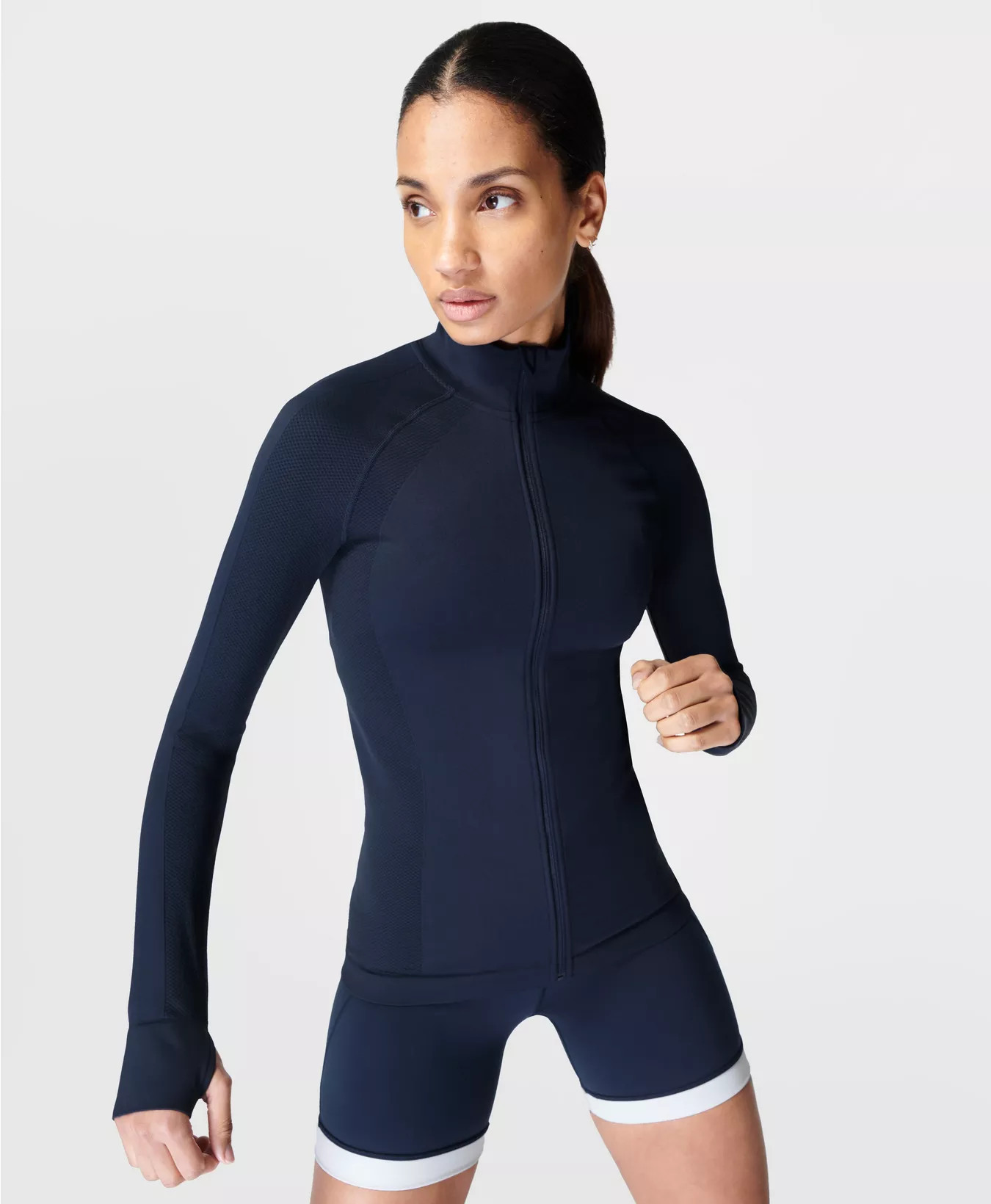 Athlete Doubleweight Seamless Gym Zip Up | Sweaty Betty UK