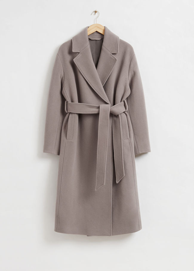 Voluminous Belted Wool Coat | & Other Stories US