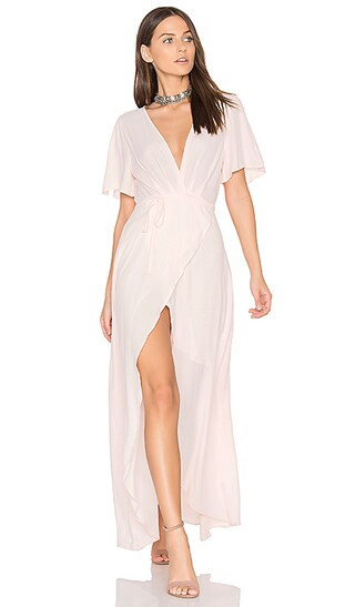 ASTR Selma Dress in Blush | Revolve Clothing