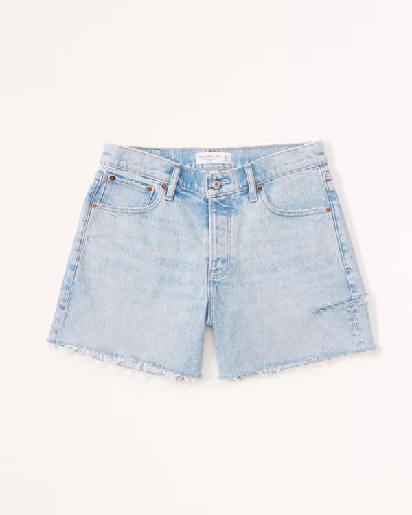 Women's Curve Love Low Rise 90s Baggy Shorts | Women's Bottoms | Abercrombie.com | Abercrombie & Fitch (US)