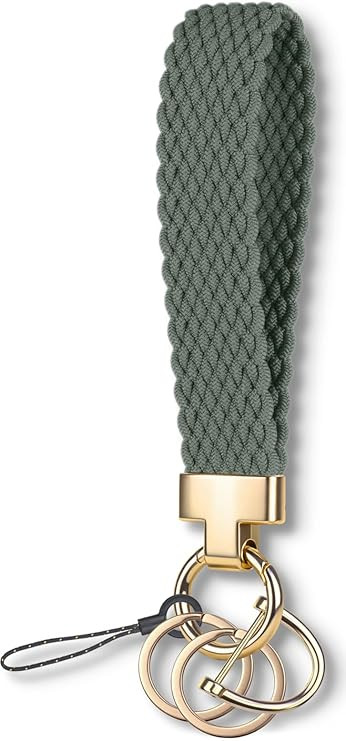 Keychain Wristlet, Stretchy Key Chain for Women Men, Wrist Lanyard for Car Keys, Cute Wristlet St... | Amazon (US)