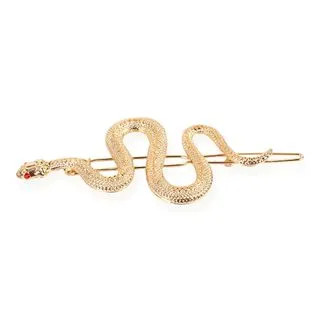 Snake Hair Clip 1 Pc - Gold - One Size | YesStyle Global