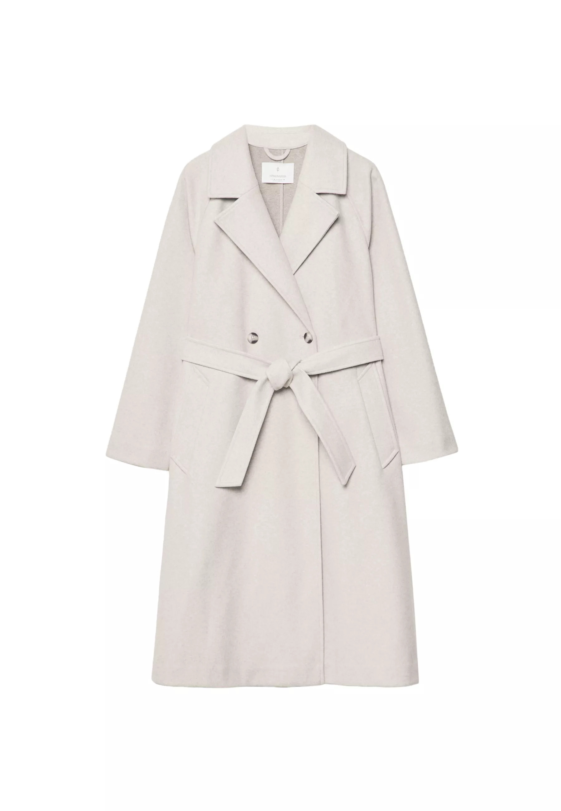 Soft-touch trench coat - Women's Coats | Stradivarius United Kingdom | Stradivarius (UK)