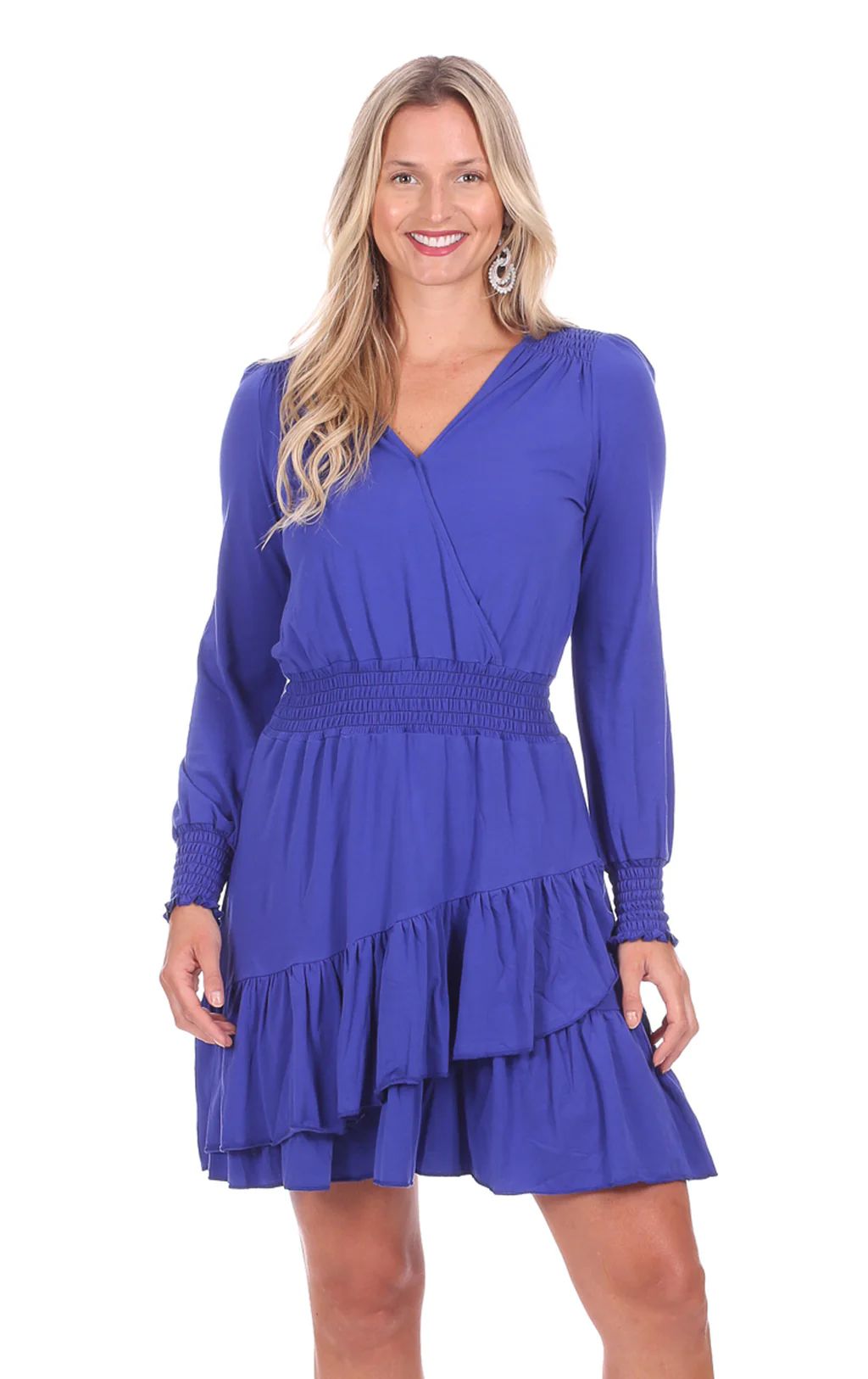 Vivianne Dress in Bright Blue | Duffield Lane