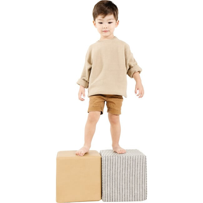 Cubes, Stone Stripe and Wheat | Maisonette