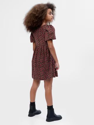 Kids Puff Sleeve Corduroy Dress | Gap (US)