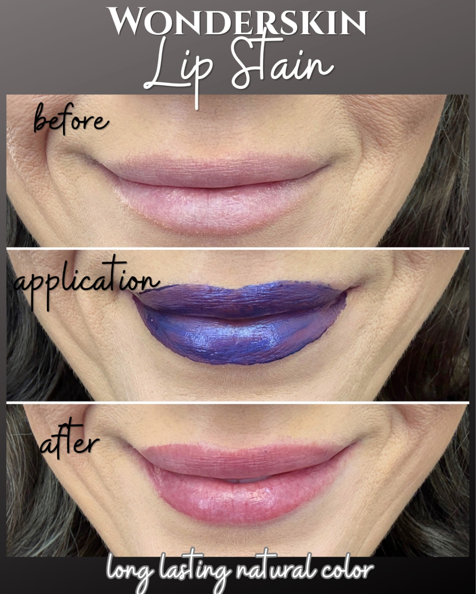 Mom hack for quick natural lip color that lasts all day.  Wonderskin lip stain has been my go-to! Wearing color Charming.

Use code GET20 for 20% off today (ends 5/17/26) and a free full size lip stain for purchases over $50.

#LTKmorningroutine #LTKBeauty #LTKSaleAlert