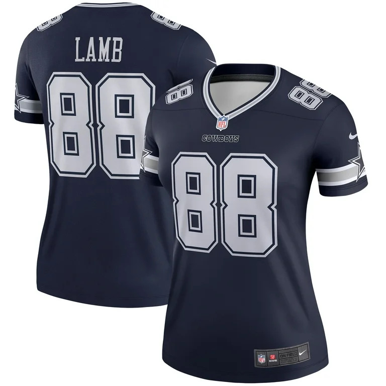 Women's Nike CeeDee Lamb  Navy Dallas Cowboys Legend Player Performance Top - Walmart.com | Walmart (US)