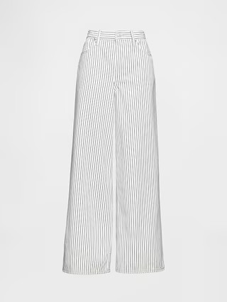 Mid Rise Denim Stripe Baggy Jeans | Gap (US)