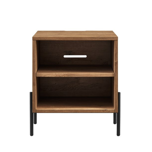 Gap Home 19" Modern Side Table with Cable Management Cradle, English Oak - Walmart.com | Walmart (US)