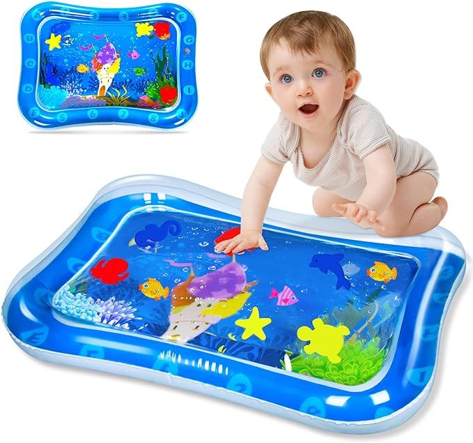 SEPHIX Baby Toys 0-3-6-12 Months Boy Gifts, Infant Toys 3-6 Months Water Tummy Time Mat, Baby Boy... | Amazon (US)
