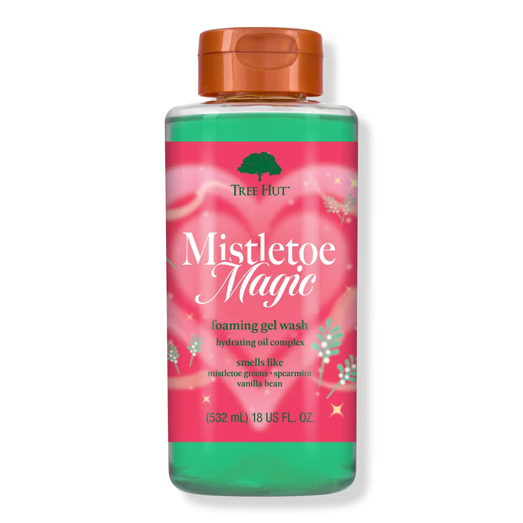 Tree Hut Mistletoe Magic Foaming Gel Wash, 18 fl oz | Walmart (US)