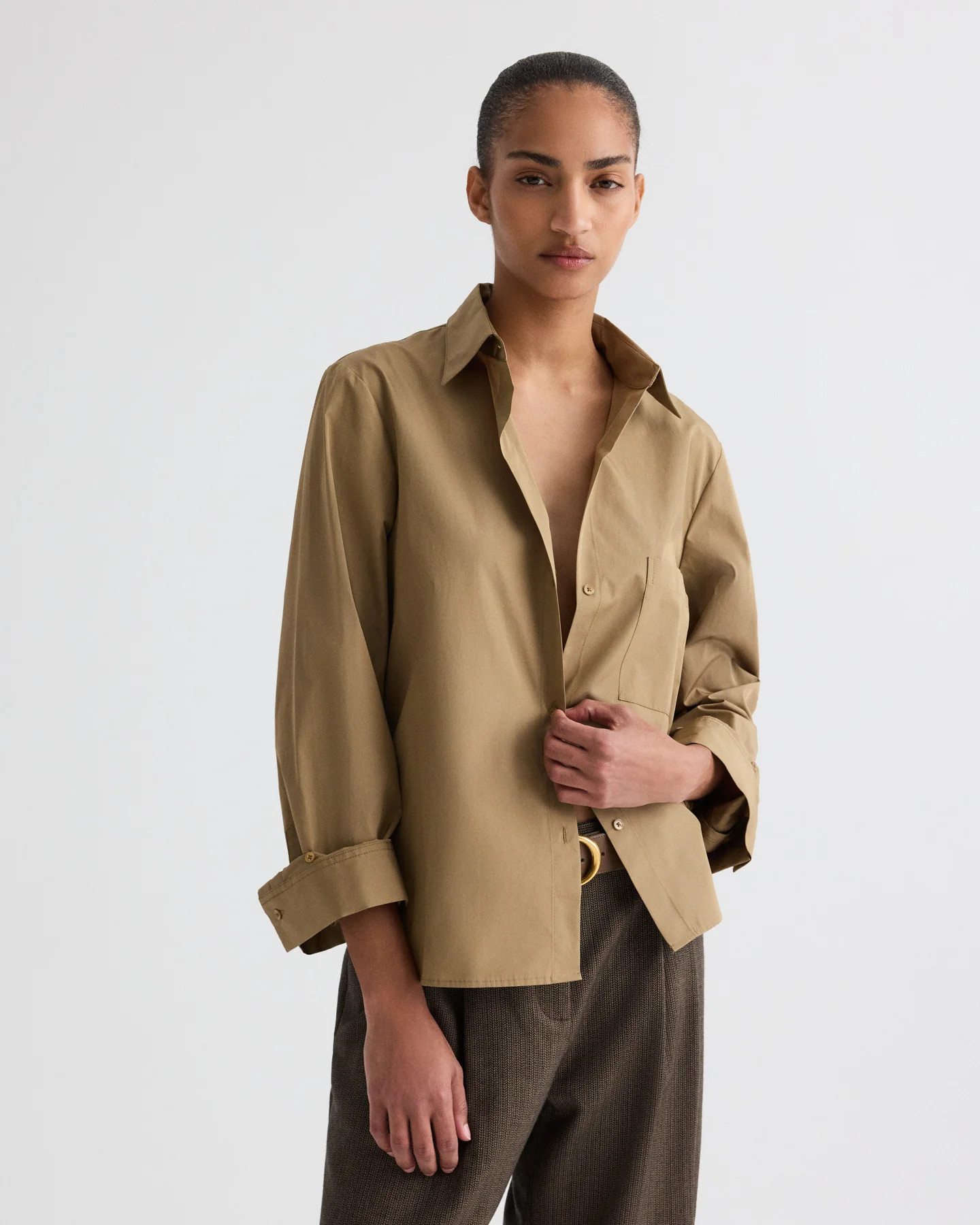 Next Morning Shirt in Super Compact Poplin | TWP