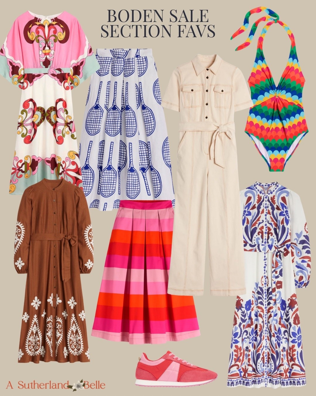 Who Said Midlife Has To Be Beige?
Somewhere along the way, women over 50 were told to fade into black. Black pants, black tops, maybe a tasteful scarf if we’re feeling wild. As if color is reserved for the under-30 crowd who still think crop tops are a lifestyle.
Not me. Not anymore. My chin may have disappeared (gravity is rude like that) and my midsection may be holding on to memories of every glass of wine I’ve ever loved, but I’m not about to dress like a shadow. That’s where Boden comes in.
Boden doesn’t shy away from color — it runs headlong into it. Emerald green that says yes, I’m the main character. Cobalt blue that makes your eyes sparkle before the coffee kicks in. Poppy red that distracts everyone from the fact you forgot mascara. Clothes with personality, built to last longer than a hot flash.
Here’s the trick: color is a confidence hack. People think you’re brave for wearing fuchsia pants. Really, you’re just smart — because no one notices the belly you’re trying to hide when you look like joy walking through the room.
So no, I’m not retreating into turtlenecks and taupe. I’m stepping out in stripes, florals, and bold prints that feel as fun as they do polished. And thanks to Boden’s 40% off sale, I can fill my closet (and maybe my cart) with pieces that outlast trends and outshine neutrals.

#LTKSeasonal #LTKSaleAlert #LTKStyleTip