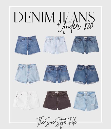 Denim shorts under $20. 

#LTKunder50 #LTKFind #LTKsalealert