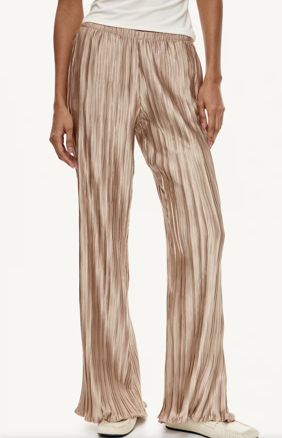CRINKLED PANTS