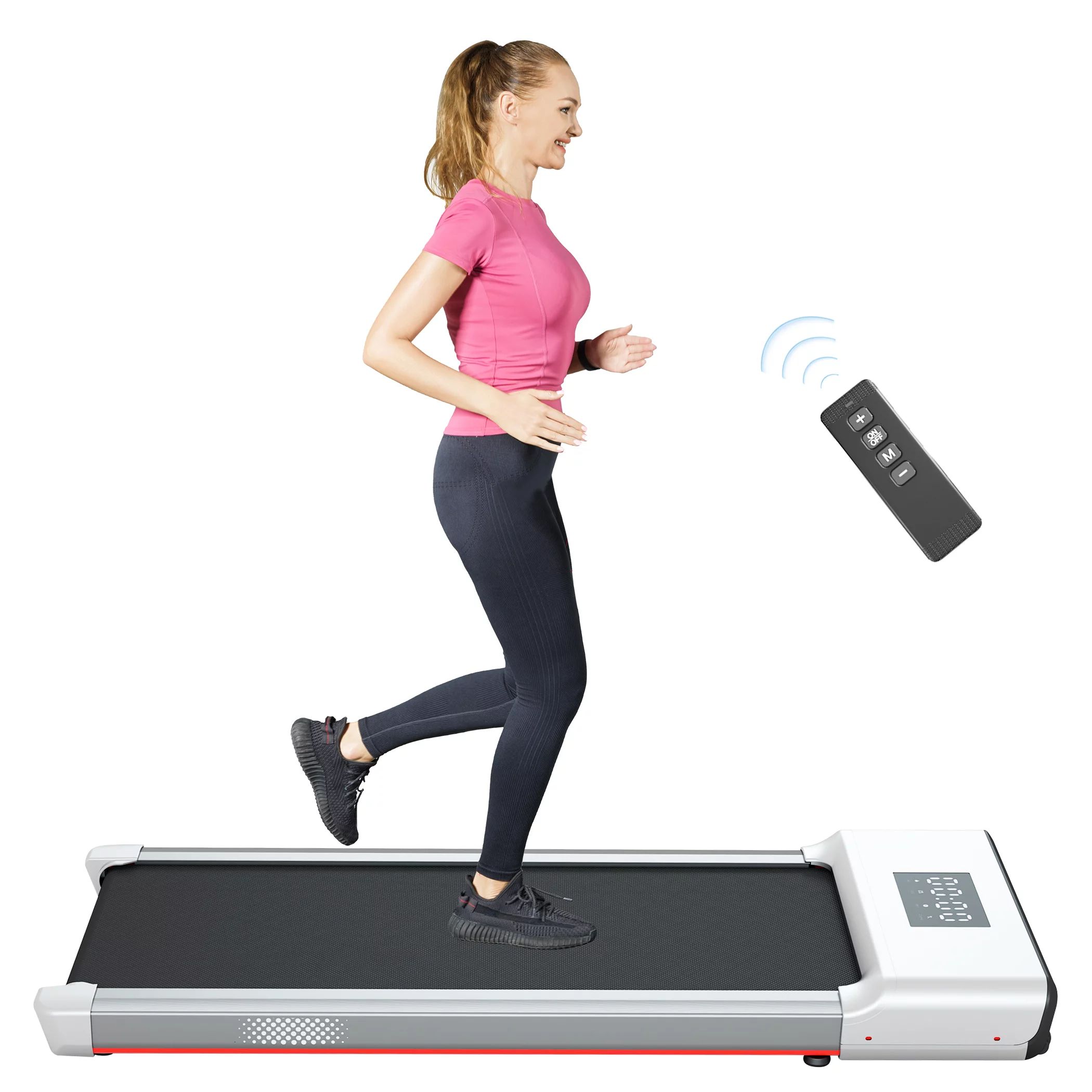 SSPHPPLIE Under Desk Treadmill 2.5Hp, Ultra-Quiet with Remote Control- Electric Sport Walking Pad... | Walmart (US)