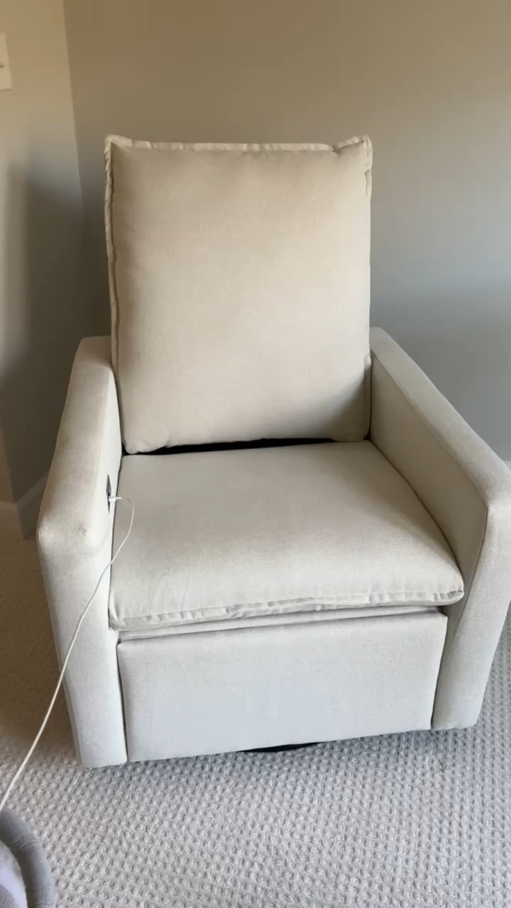 Our nursery glider for baby boy #2 just arrived! It’s from Pottery Barn and it’s in Alabaster White (in the performance heathered basketweave). It’s also the power version, not the manual recliner. #nursury #boynursery

#LTKbump #LTKbaby #LTKhome