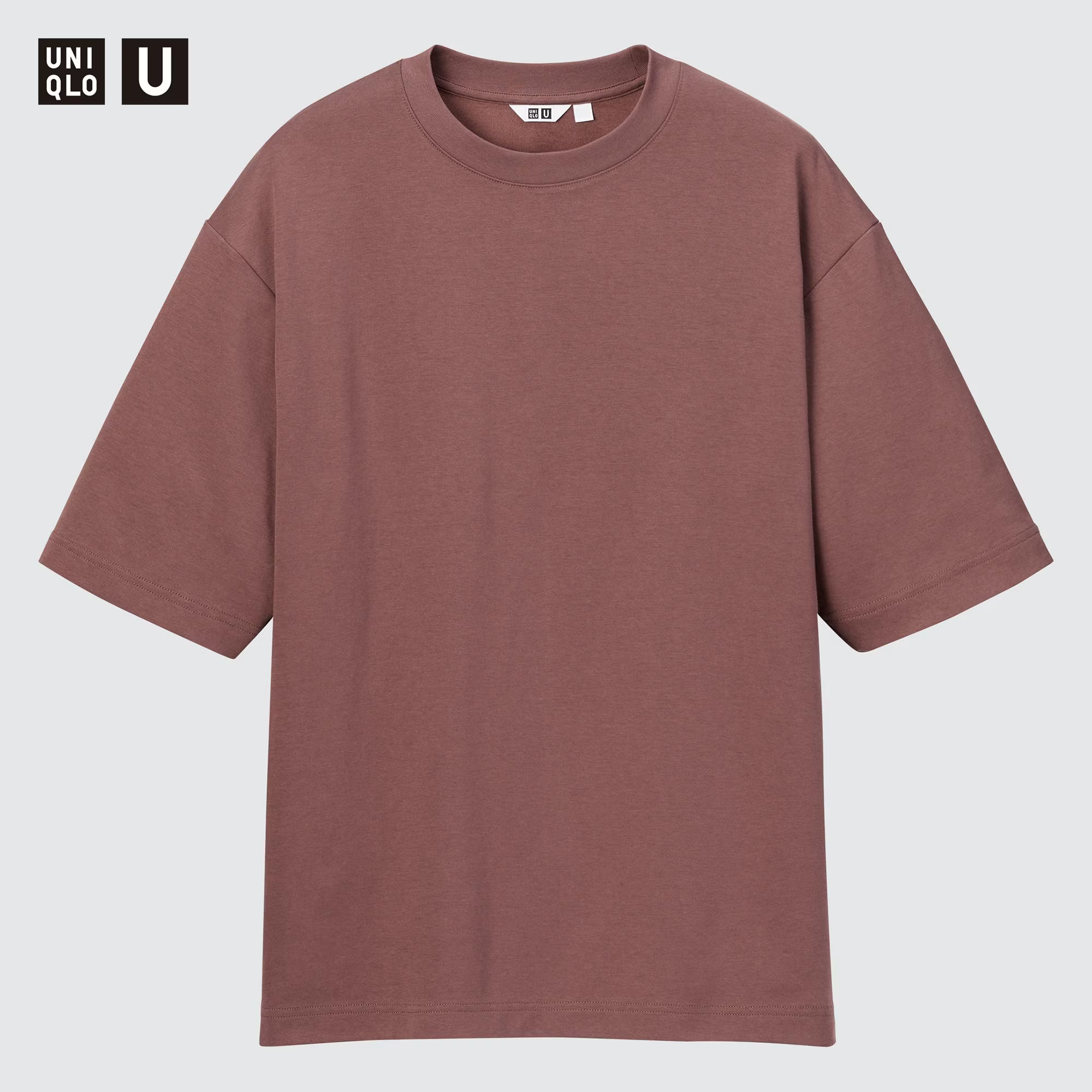 U AIRism Cotton Oversized Crew Neck T-Shirt | UNIQLO (US)