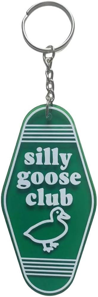 Lemua Silly Keychain Goose Keychain Funny Keychain Gag Keychain Novelty Key Chain for Men Women | Amazon (US)