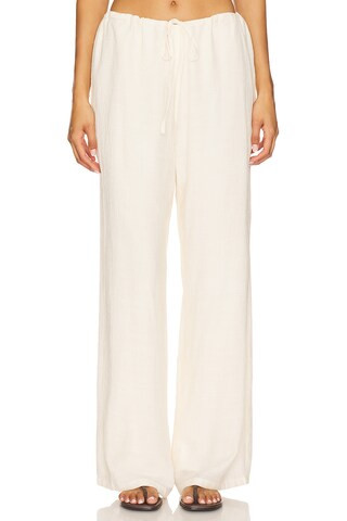 SNDYS Lyra Pant in Creme from Revolve.com | Revolve Clothing (Global)