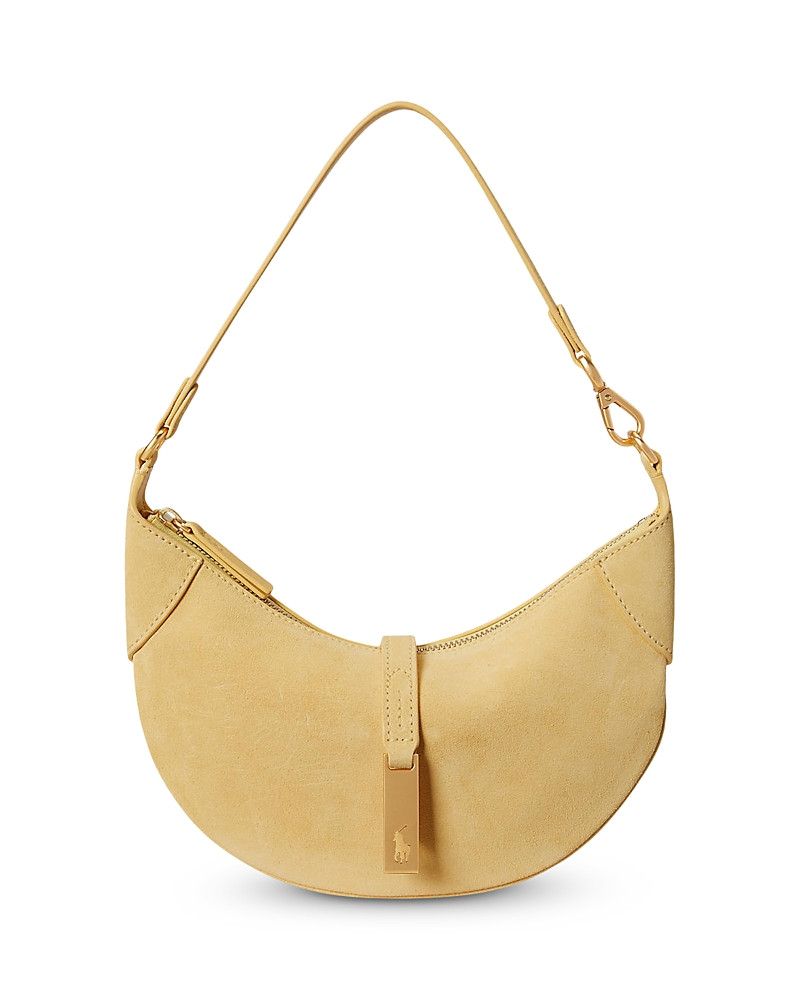 Polo Ralph Lauren Polo Id Mini Suede Shoulder Bag | Bloomingdale's (US)
