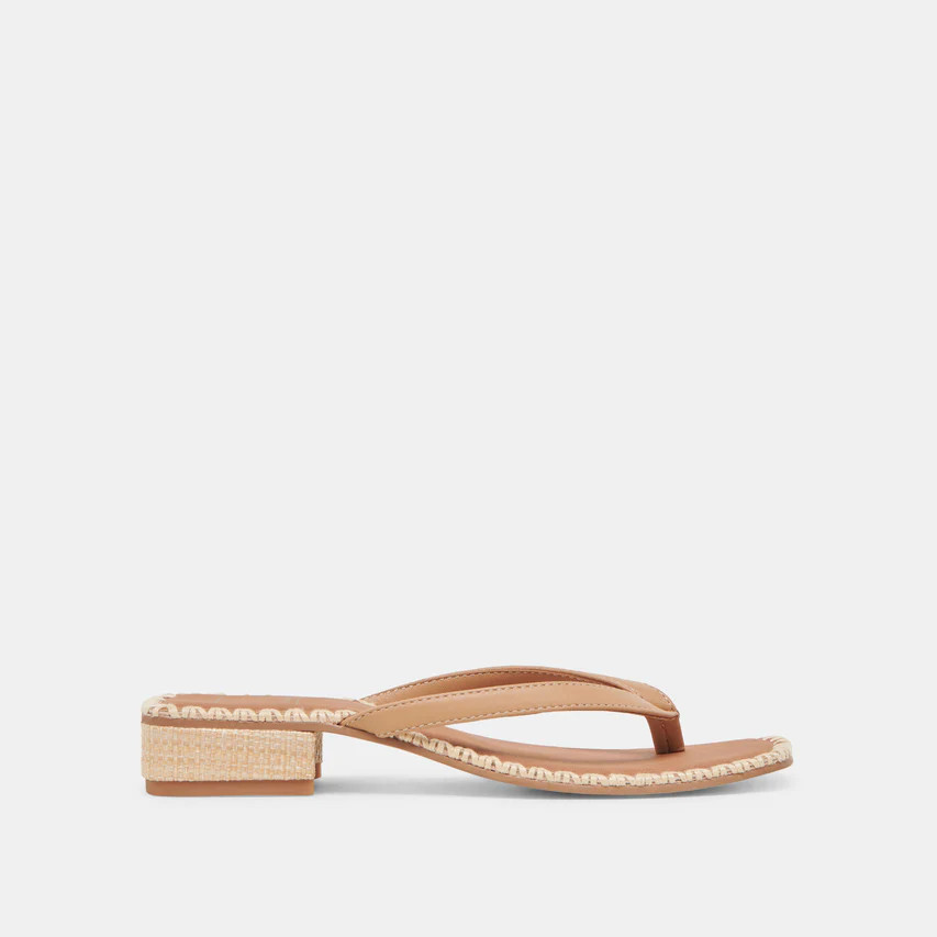BARTY SANDALS LIGHT TAN LEATHER | DolceVita.com