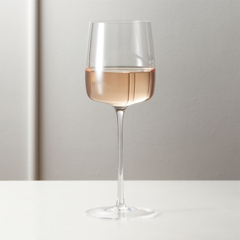 Juliet Modern White Wine Glass + Reviews | CB2 | CB2