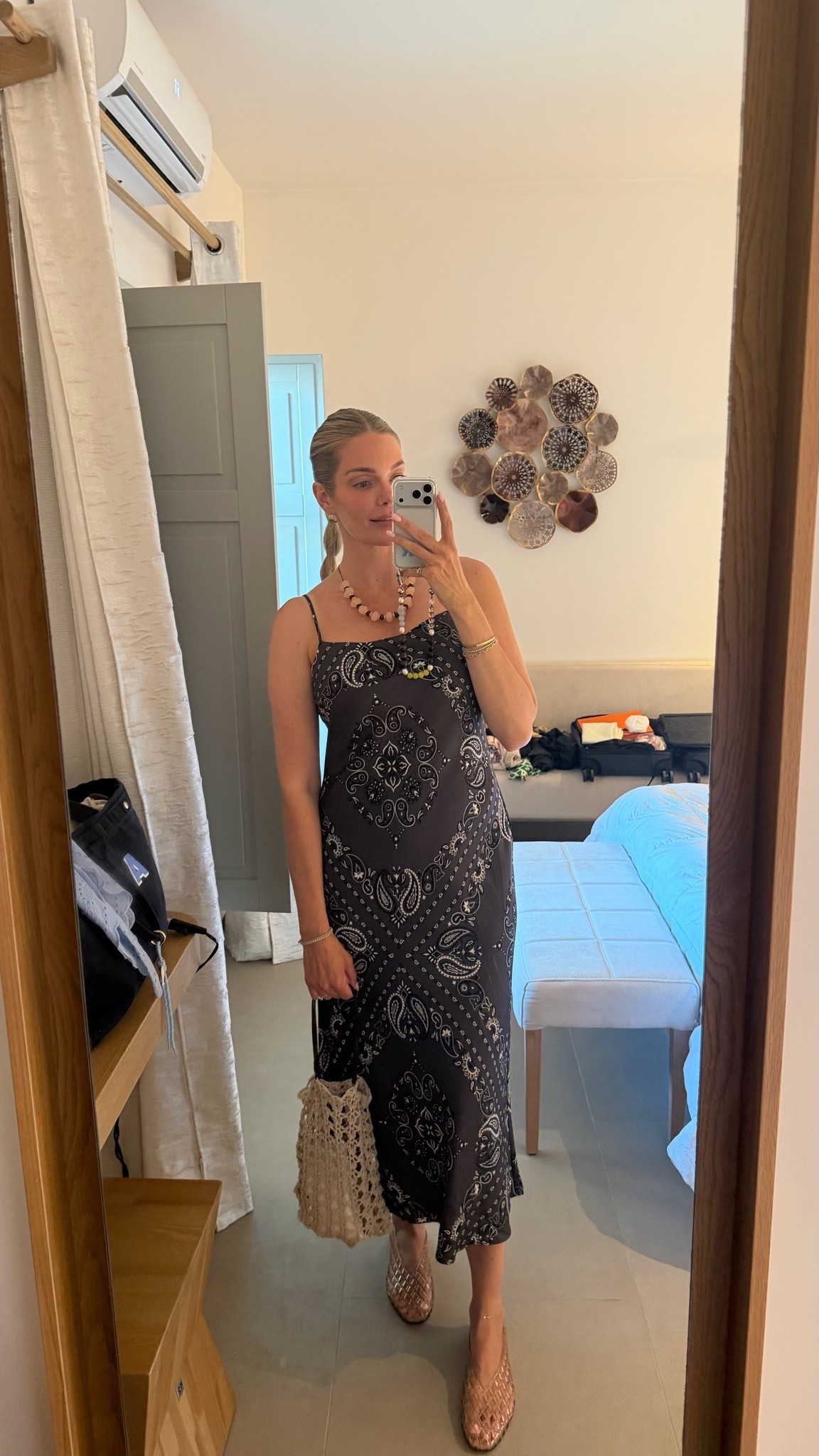 Bandana print slip dress 🤎

#LTKTall