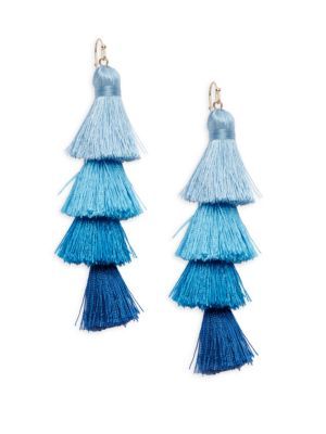 Saks Fifth Avenue - Layered Cotton Tassel Earring | Saks Fifth Avenue OFF 5TH