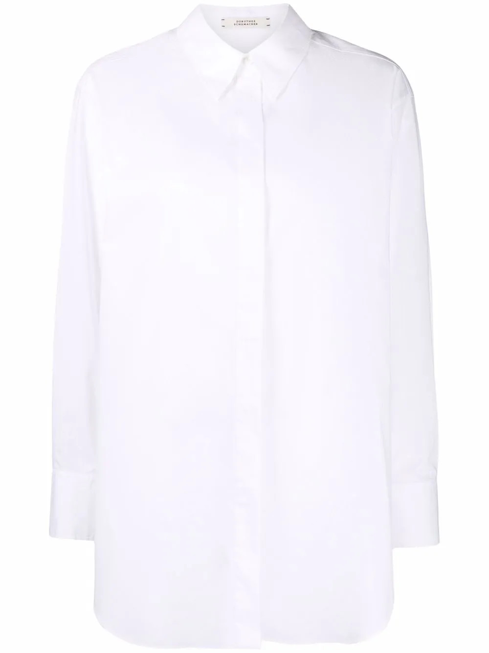 oversized poplin cotton shirt | Farfetch Global