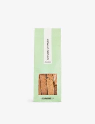 Pistachio and dark chocolate Cantucci biscuits 200g | Selfridges