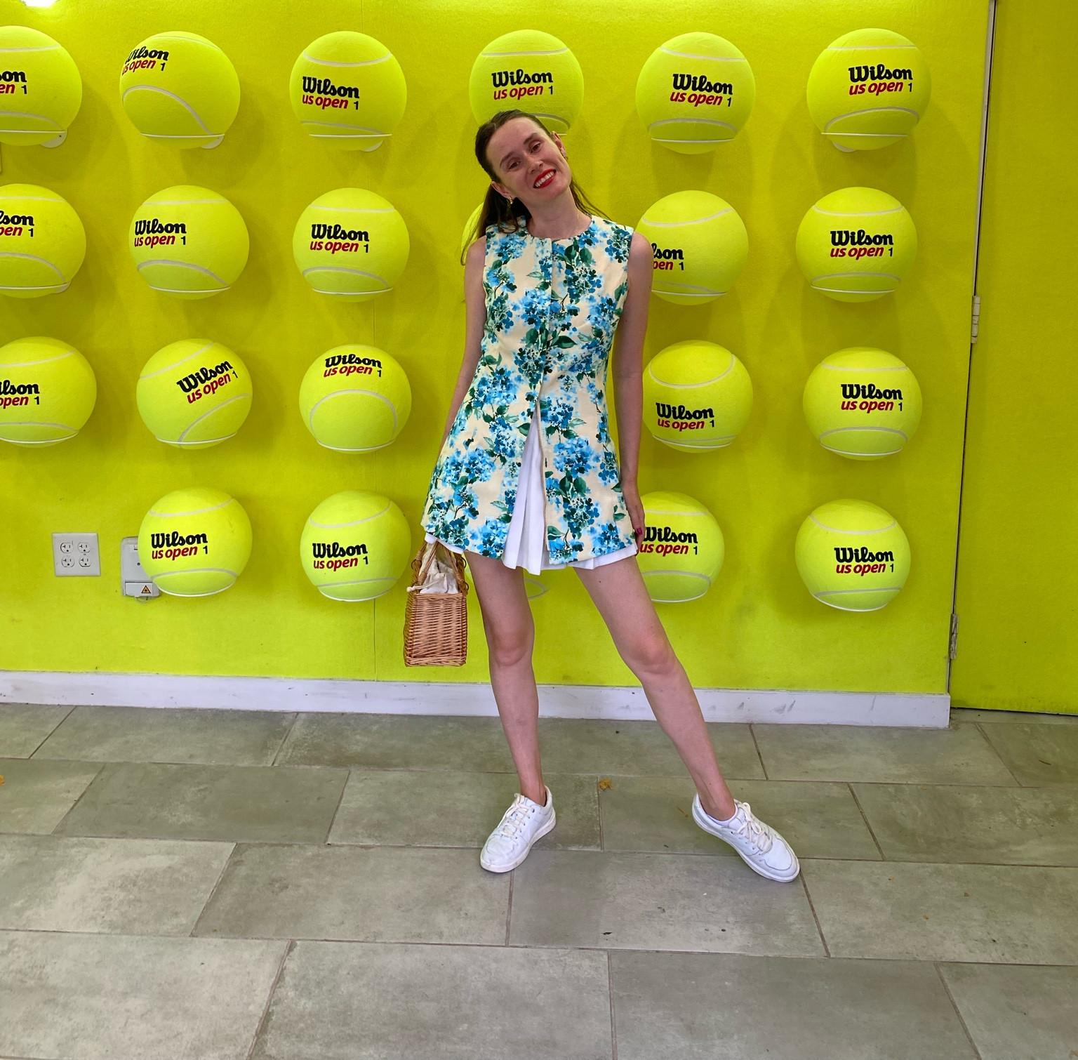 Us open tennis outfit tennis style, tuckernuck flower hydrangea set 