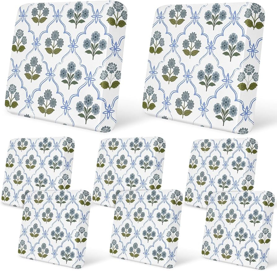 pickyNproud 8Pcs Patio Cushion Covers Stretch Outdoor Couch Cushions Slipcovers Replacement Washa... | Amazon (US)