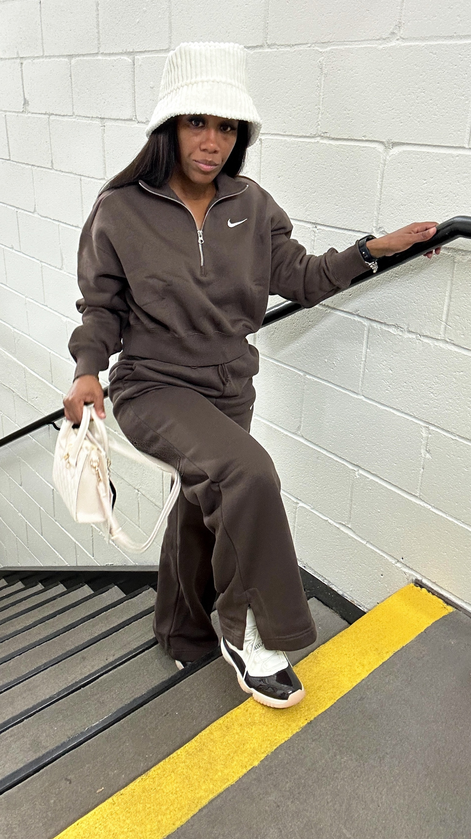 Oversized Nike Fleece Quarter Zip Sweatshirt and Sweatpants. I’m wearing a size small

#LTKSeasonal #LTKGiftGuide #LTKHoliday