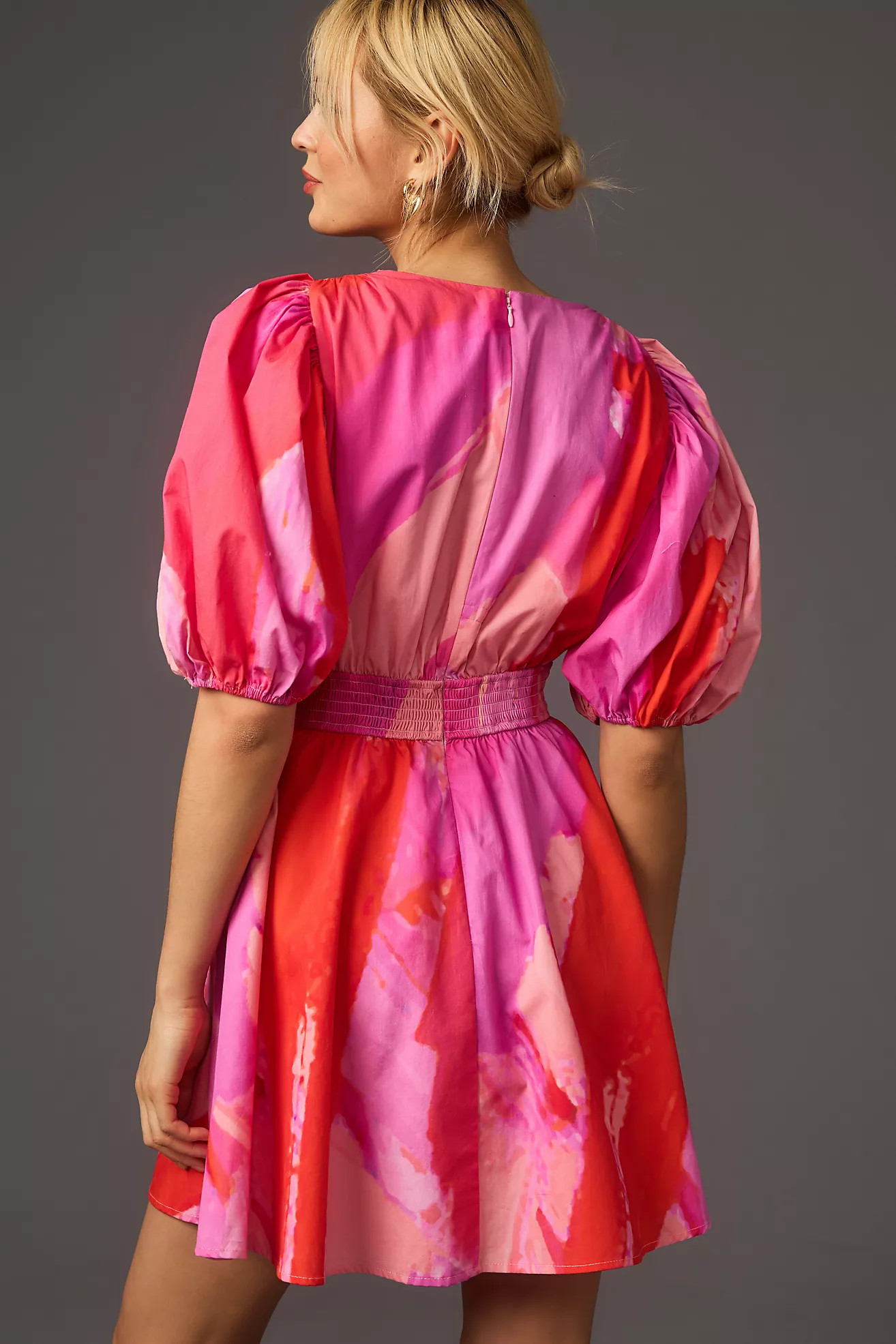 Hutch Puff-Sleeve Mini Dress | Anthropologie (US)