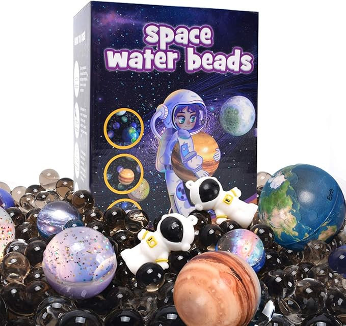 AINOLWAY Space Water Beads Kit Non-Toxic Sensory Toy for Kids, Sensory Ball Toys for Autistic Chi... | Amazon (US)