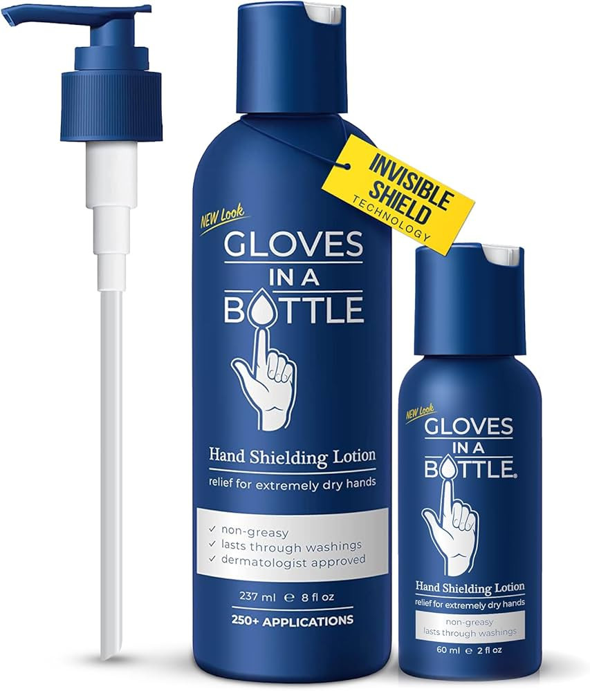 Gloves In A Bottle Non Greasy Healthcare Workers Hand Creams – Hand Cream for Nurses – Silico... | Amazon (US)
