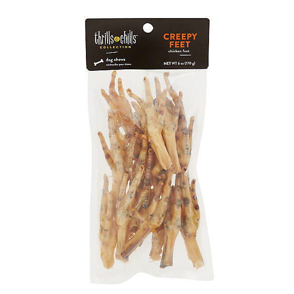 Thrills & Chills Halloween Creepy Feet Chicken Feet All Life Stage Dog Treats - Chicken | PetSmart