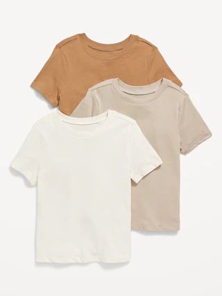Unisex Crew-Neck T-Shirt 3-Pack for Toddler | Old Navy (CA)