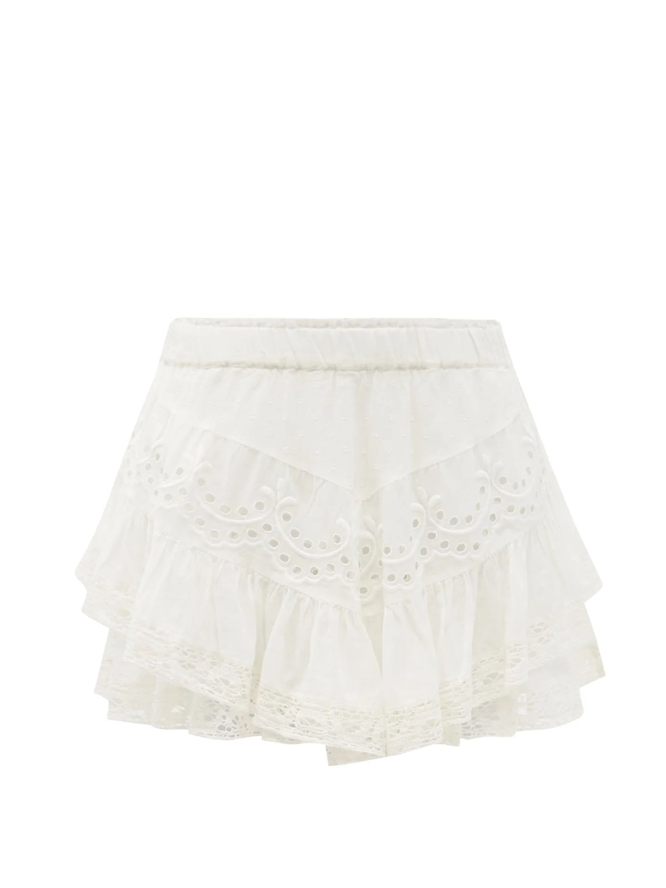 Briella broderie-anglaise cotton mini skirt | Matches (UK)
