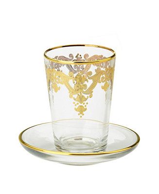 Classic Touch Tumblers with 24k Gold Artwork - Set of 6 & Reviews - Glassware & Drinkware - Dinin... | Macys (US)