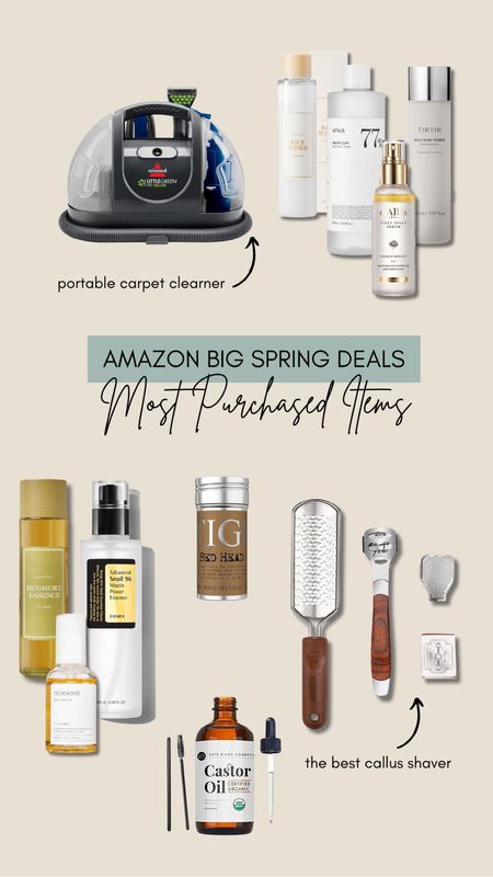 My most frequent purchases on Amazon are included in Big Spring Deals! Shop them now before the sale ends tonight. 

Amazon
Amazon sale
Carpet cleaner
Skincare
Beauty products 

#LTKbeauty